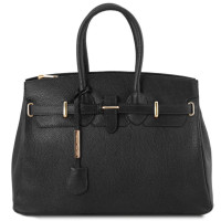 TL Bag Кожаная сумка женская Tuscany TL141529 (Черный)