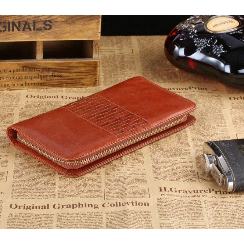 Чоловік клатч Vintage 14189 Коричневий