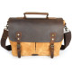 Діловий портфель в поєднанні зі шкірою Vintage 20120 Рудий