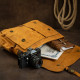 Діловий портфель в поєднанні зі шкірою Vintage 20120 Рудий
