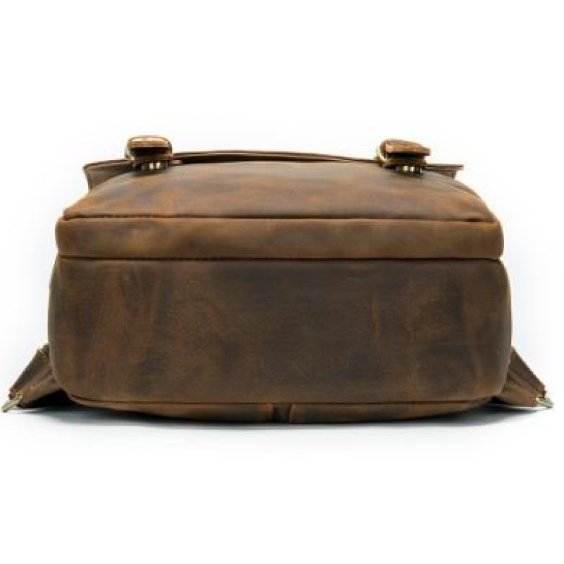 Якісний рюкзак з натуральної шкіри Vintage 14872 Коричневий