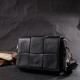 Класична вечірня сумка для жінок з палітурками з натуральної шкіри Vintage 22313 Чорна