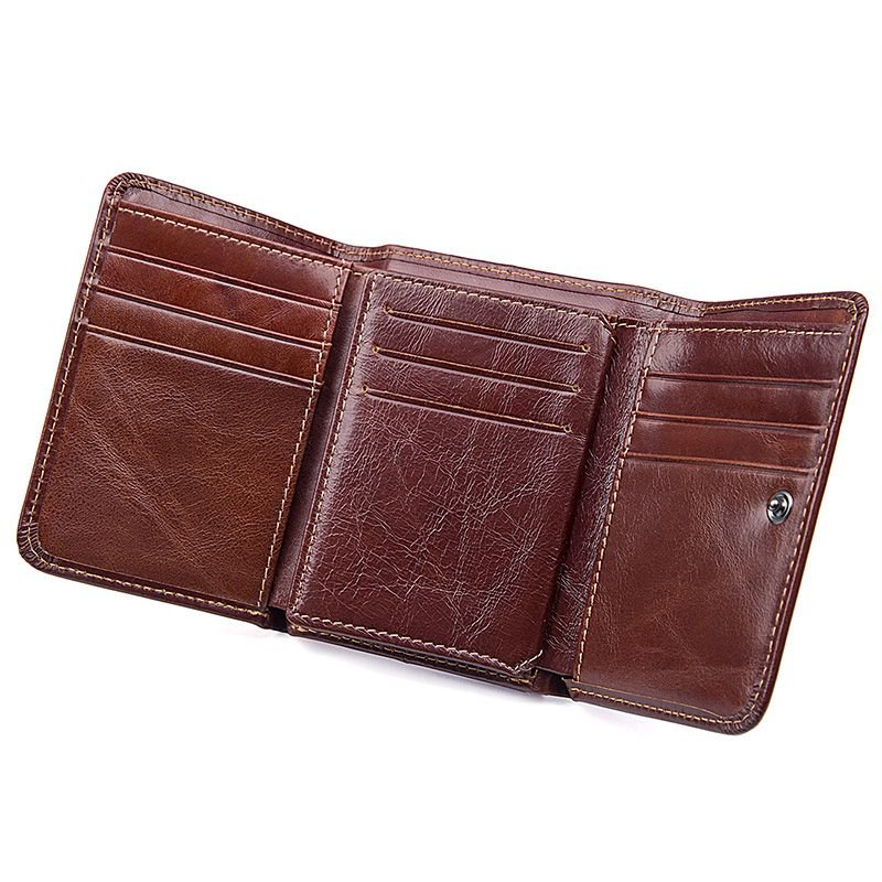 Кошелек мужской кожаный Vintage 14648 Коричневый