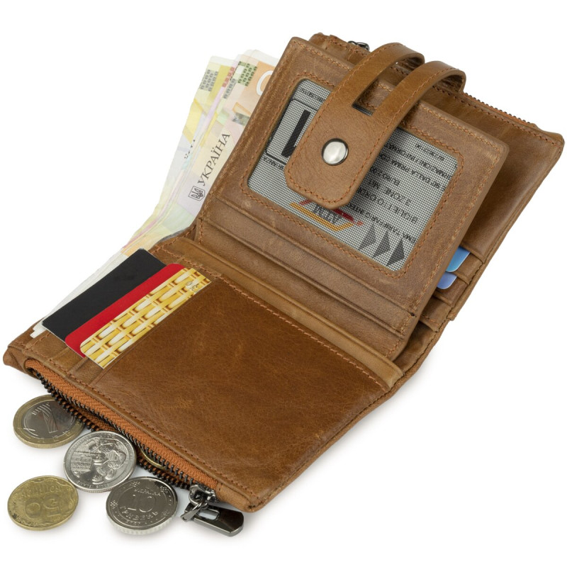 Кошелек мужской Vintage 14917 Рыжий