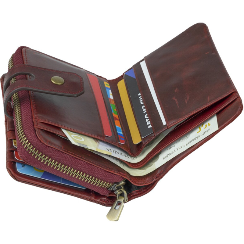 Кошелек женский Vintage 14920 Бордовый