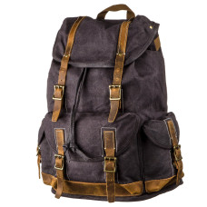 Походный рюкзак canvas Vintage 20110 Серый