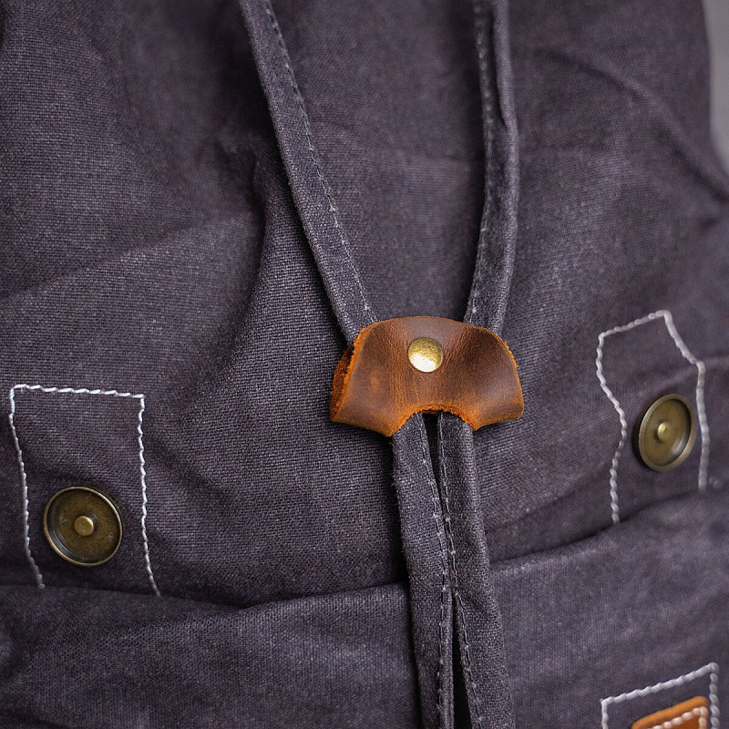 Похідний рюкзак canvas Vintage 20110 Сірий