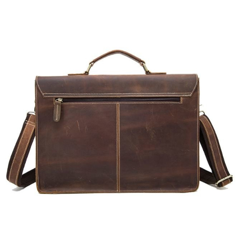 Портфель чоловічий зі шкіри Vintage 14774 Рудий
