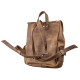 Рюкзак из кожи Crazy horse унисекс SHVIGEL 13948 Коричневый.