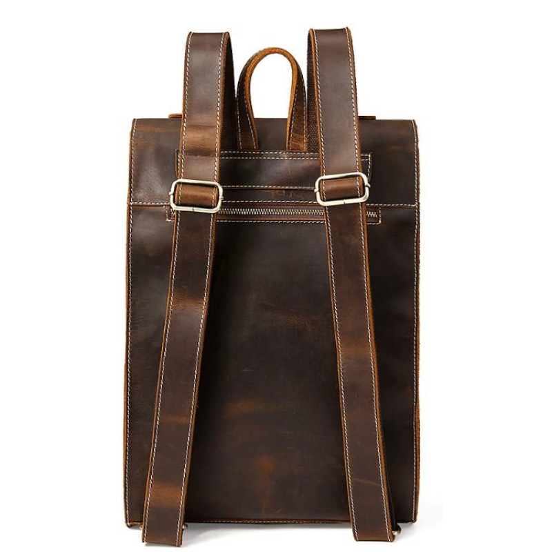 Рюкзак кожаный дорожный Vintage 14796 Коричневый