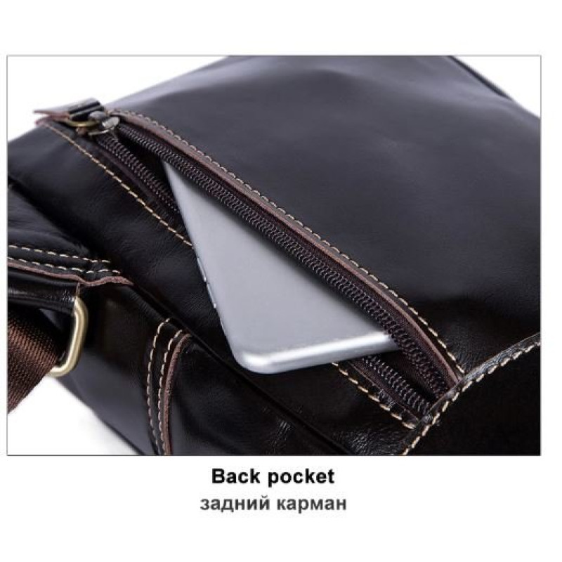 Сумка через плече чоловіча Vintage 14838 Коричнева