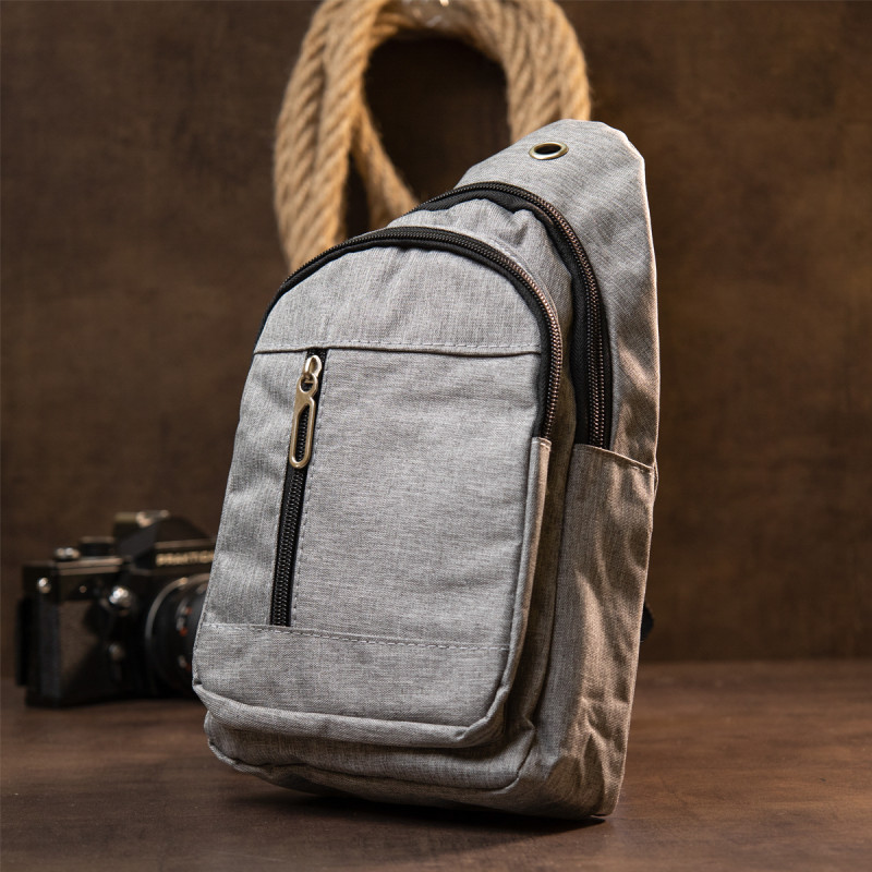 Сумка cross body Vintage 20509 Серая