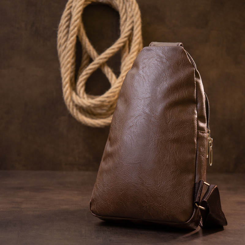 Сумка cross body Vintage 20514 Коричневая