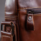 Сумка мужская гладкая Vintage 14700 Коричневая