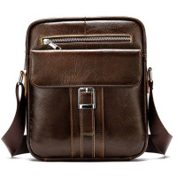 Сумка мужская кожаная Vintage 14834 Коричневая