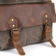 Туристический рюкзак canvas Vintage 20107 Болотный