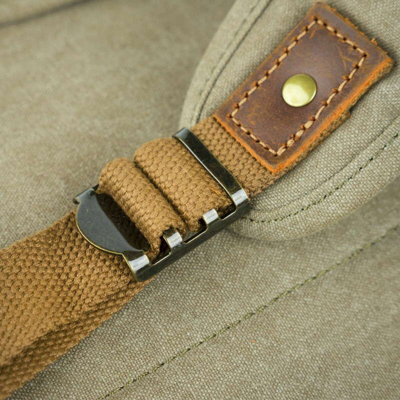 Туристический рюкзак canvas Vintage 20107 Болотный