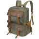 Туристический рюкзак canvas Vintage 20107 Болотный