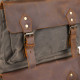 Туристический рюкзак canvas Vintage 20107 Болотный