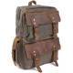 Туристический рюкзак canvas Vintage 20107 Болотный