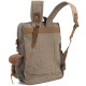 Туристический рюкзак canvas Vintage 20107 Болотный