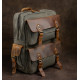 Туристический рюкзак canvas Vintage 20107 Болотный