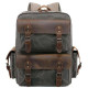 Туристический рюкзак canvas Vintage 20107 Болотный