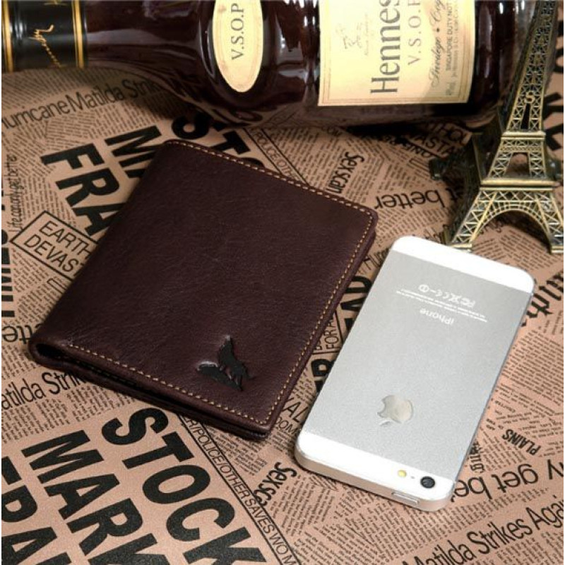 Кошелек мужской Vintage 14167 Коричневый