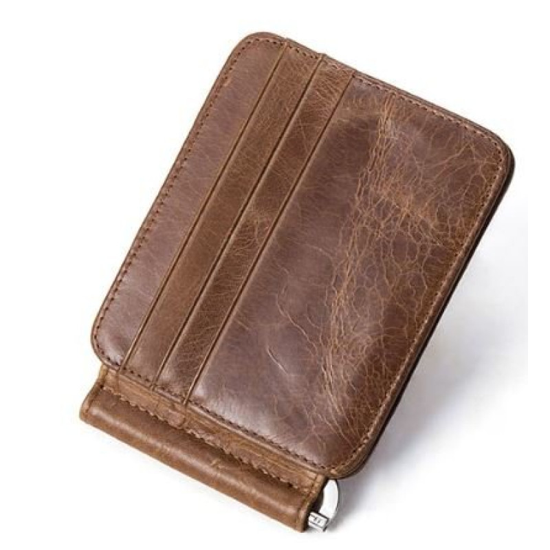 Зажим для купюр Vintage 14929 Коричневый